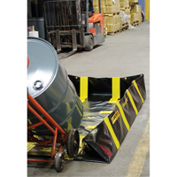 Bermes de confinement avec supports int&eacute;rieurs de parois QuickBerm , Capacit&eacute; 235 gal. US, 4' la x 8' lo x 12" h, Support &agrave; encliqueter Seagulf Marine Industries Inc.