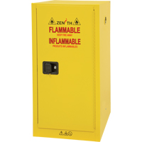 Armoire pour produits inflammables, 16 gal., 1 Porte(s), 23" La x 44" h x 18" p Seagulf Marine Industries Inc.
