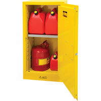 Armoire pour produits inflammables, 16 gal., 1 Porte(s), 23" La x 44" h x 18" p Seagulf Marine Industries Inc.