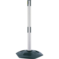 Dual Line Heavy Duty Receiver Post, 38" High, White Seagulf Marine Industries Inc.