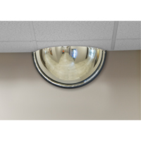 Miroir en d&ocirc;me 180°, Demi-d&ocirc;me, Dessus ferm&eacute;, Diam&egrave;tre 18" Seagulf Marine Industries Inc.