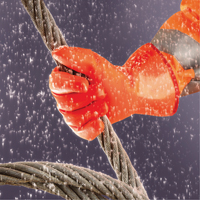 Gants Polar Grip 23-700, 9/Grand, R&ecirc;vetement PVC, Enveloppe en Nylon Seagulf Marine Industries Inc.