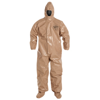 Tychem&reg; 5000 Protective Hooded Coveralls, Small, Brown Seagulf Marine Industries Inc.