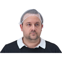 Hair Nets, Nylon, 18", White Seagulf Marine Industries Inc.