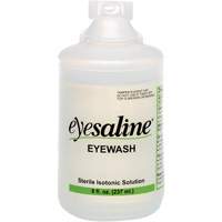 Bouteilles de solution saline pour douche oculaire, Bouteille Plein, 8 oz Seagulf Marine Industries Inc.