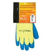 Gants haute visibilit&eacute; doubl&eacute;s d'acrylique de caoutchouc naturel, 9, R&ecirc;vetement Latex de caoutchouc, Calibre 7, Enveloppe en Acrylique Seagulf Marine Industries Inc.