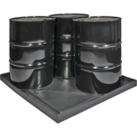 Coquilles de d&eacute;versements Econo Spill Shells , 51" lo x 47" la x 5" h, Cap. de d&eacute;versement 36 gal. US Seagulf Marine Industries Inc.