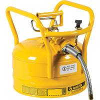 D.O.T. AccuFlow Safety Cans, Type II, Steel, 2.5 US gal., Yellow, FM Approved Seagulf Marine Industries Inc.