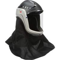 Assemblage de casque Versaflo avec visi&egrave;re de premi&egrave;re qualit&eacute; et enveloppe r&eacute;sistante aux flammes, Universel, Casque rigide, Bavette Simple Seagulf Marine Industries Inc.