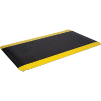 Tapis de style plateforme WD, Losange, 2' x 75' x 5/8", Noir/Jaune, &eacute;ponge Seagulf Marine Industries Inc.