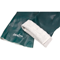 Gants verts &agrave; double enduit, 14" lo, PVC, Doublure en Jersey de coton, 70 mils Seagulf Marine Industries Inc.