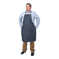 Tablier, Coton, 38" lo x 28" la, Bleu Seagulf Marine Industries Inc.