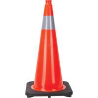 Traffic Cone, 28", Orange, 4" Reflective Collar(s) Seagulf Marine Industries Inc.