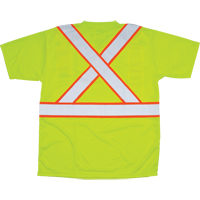 T-shirt conforme &agrave; la CSA, Polyester, Moyen, Jaune lime haute visibilit&eacute; Seagulf Marine Industries Inc.