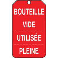 &eacute;tiquettes de s&eacute;curit&eacute; d'inspection et de contr&ocirc;le de l'&eacute;tat de l'&eacute;quipement, Papier cartonn&eacute;, 3-3/8" la x 5-7/8" h, Français Seagulf Marine Industries Inc.