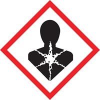 GHS Pictogram Labels, Vinyl, Roll, 4" L x 4" W Seagulf Marine Industries Inc.