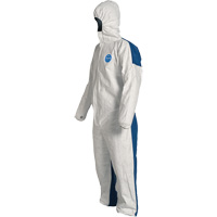 Hooded Coveralls, 4X-Large, Blue/White, Tyvek&reg; 400 D Seagulf Marine Industries Inc.