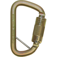 Rollgliss Technical Rescue Offset D Fall Arrest Carabiner, Steel, 3600 lbs Capacity Seagulf Marine Industries Inc.