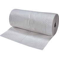 Feuilles absorbantes en fibres fines de premi&egrave;re qualit&eacute;, Poids moyen, 150' lo x 30" la, Absorption 40 gal. Seagulf Marine Industries Inc.