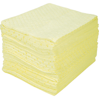 Premium Bonded Sorbent Pads, Hazmat, 15" x 18", 30 gal. Absorbancy Seagulf Marine Industries Inc.