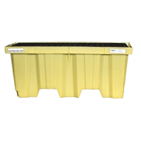 Nestable 2-Drum Poly-Spillpallet Without Drain, 66 US gal. Spill Capacity, 51" x 26" x 21" Seagulf Marine Industries Inc.