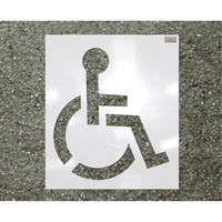 Pochoirs pour parc de stationnement, Pictogramme, 39" Seagulf Marine Industries Inc.
