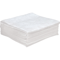 Feuilles absorbantes antistatiques de premi&egrave;re qualit&eacute;, Huile seulement, 30" x 30", 55 gal. d'absorption Seagulf Marine Industries Inc.