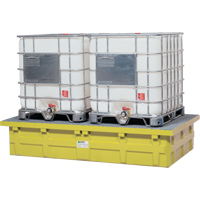 Double IBC Low-Top Without Drain, 385 US gal. Spill Capacity, 110" x 55" x 20" Seagulf Marine Industries Inc.