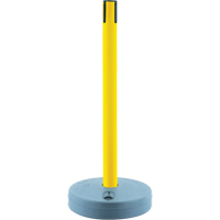 Outdoor TensaBarrier&reg; - Receiver Posts, 37" High, Yellow Seagulf Marine Industries Inc.