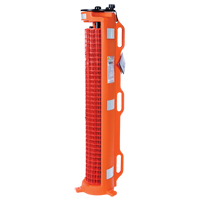 Barri&egrave;re avec roues , 50' lo, Plastique, Orange Seagulf Marine Industries Inc.