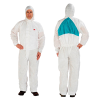 Protective Coveralls, 4X-Large, White, Polypropylene/SMS Seagulf Marine Industries Inc.