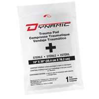 Pansement de trauma Dynamic, Tampon, 10" lo x 30" la, St&eacute;rile, Dispositif m&eacute;dical Classe 1 Seagulf Marine Industries Inc.