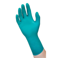 Gants jetables r&eacute;sistants aux produits chimiques 93-260, T-petit, N&eacute;opr&egrave;ne/Nitrile, 7,8 mils, Sans poudre, Vert Seagulf Marine Industries Inc.