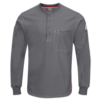 Chemises Henley Excel FR &agrave; manches longues, Petit, Gris Seagulf Marine Industries Inc.