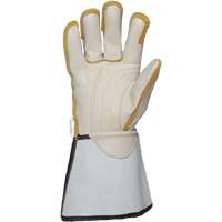 Gants pour monteur de ligne, Petit, Paume en Cuir fleur de vache Seagulf Marine Industries Inc.