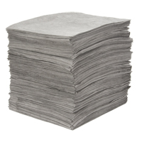 Feuilles absorbantes souffl&eacute;es de premi&egrave;re qualit&eacute;, Universel, 15" x 18", 25 gal. d'absorption Seagulf Marine Industries Inc.