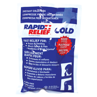 Compresse froide instantan&eacute;e Rapid Relief, Froid, Utilisation unique, 5" x 9" Seagulf Marine Industries Inc.