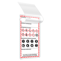 Self-Laminating Workplace Tags, Cardstock, 3" W x 6" H, French Seagulf Marine Industries Inc.