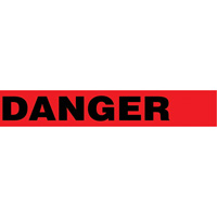 Floor Safety Tape, 3" x 54', Vinyl, Black/Red Seagulf Marine Industries Inc.