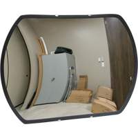 Miroir convexe rectangulaire/rond avec support, 12" h x 18" la, Int&eacute;rieur/Ext&eacute;rieur Seagulf Marine Industries Inc.