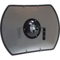 Miroir convexe rectangulaire/rond avec support, 12" h x 18" la, Int&eacute;rieur/Ext&eacute;rieur Seagulf Marine Industries Inc.