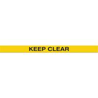 Tough-Mark Heavy-Duty Floor Marking, Rectangle, 48" L x 2" W, Yellow, Polyethylene Seagulf Marine Industries Inc.