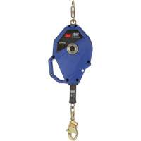Cordage de s&eacute;curit&eacute; autor&eacute;tractable avec verrouillage intelligent, 50', Acier galvanis&eacute;, Pivotant Seagulf Marine Industries Inc.