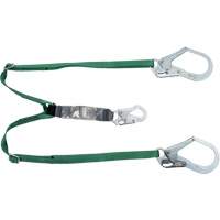 V-Series Lanyard, 6', Rebar Hook Center, Snap Hook Leg Ends, Polyester Seagulf Marine Industries Inc.
