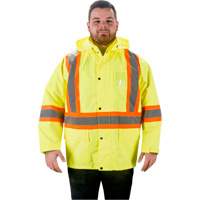 RZ1000 Rain Jacket, Polyester, Small, High Visibility Lime-Yellow Seagulf Marine Industries Inc.