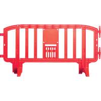 Movit Barricade, Interlocking, 78" L x 39" H, Red Seagulf Marine Industries Inc.