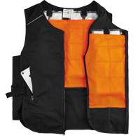 Chill-Its&reg; 6260 Lightweight Phase Change Cooling Vest with Packs, Small/Medium, Black Seagulf Marine Industries Inc.