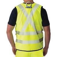 Veste antid&eacute;chirure pour arpenteur, Jaune lime haute visibilit&eacute;, Petit, Polyester Seagulf Marine Industries Inc.