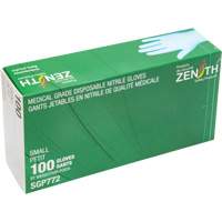 Puncture-Resistant Medical-Grade Disposable Gloves, Small, Nitrile, 4.5-mil, Powder-Free, Blue, Class 2 Seagulf Marine Industries Inc.