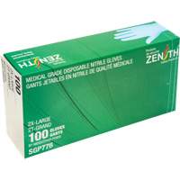 Puncture-Resistant Medical-Grade Disposable Gloves, 2X-Large, Nitrile, 4.5-mil, Powder-Free, Blue, Class 2 Seagulf Marine Industries Inc.